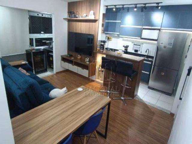 Apartamento com 2 dormitórios à venda, 50 m² por R$ 373.000,00 - Vila Metalúrgica - Santo André/SP