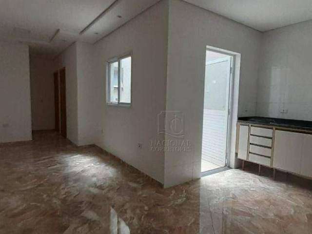 Apartamento com 2 dormitórios à venda, 53 m² por R$ 375.000,00 - Vila Linda - Santo André/SP