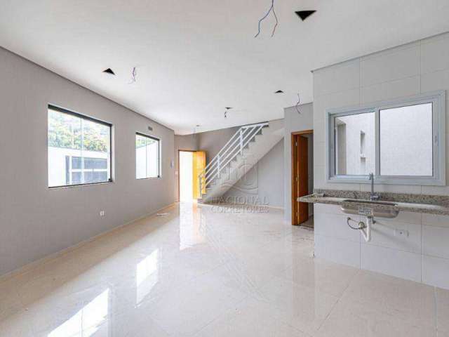 Sobrado com 3 dormitórios à venda, 106 m² por R$ 748.000,00 - Vila Curuçá - Santo André/SP