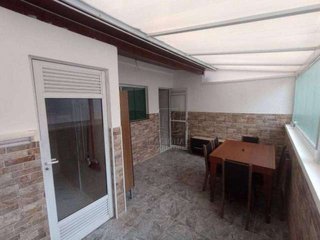 Cobertura com 2 dormitórios à venda, 86 m² por R$ 380.000,00 - Vila Valparaíso - Santo André/SP