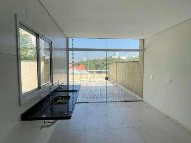 Cobertura com 2 dormitórios à venda, 125 m² por R$ 585.000,00 - Jardim - Santo André/SP