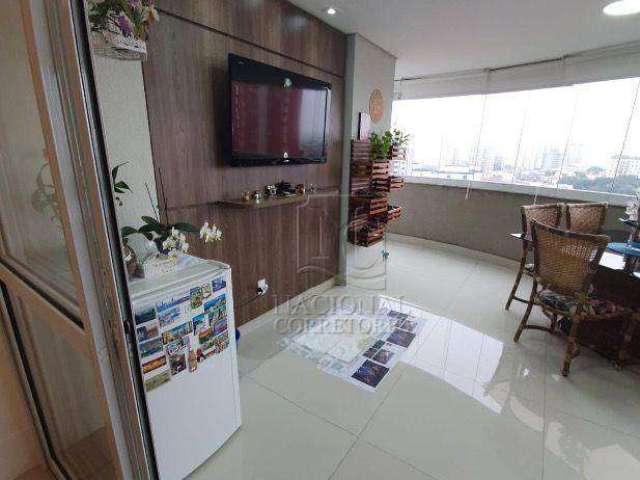 Apartamento com 3 dormitórios à venda, 126 m² por R$ 1.390.000,00 - Vila Scarpelli - Santo André/SP