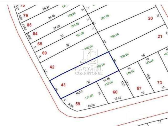 Terreno à venda, 300 m² por R$ 1.063.000,00 - Parque Novo Oratório - Santo André/SP