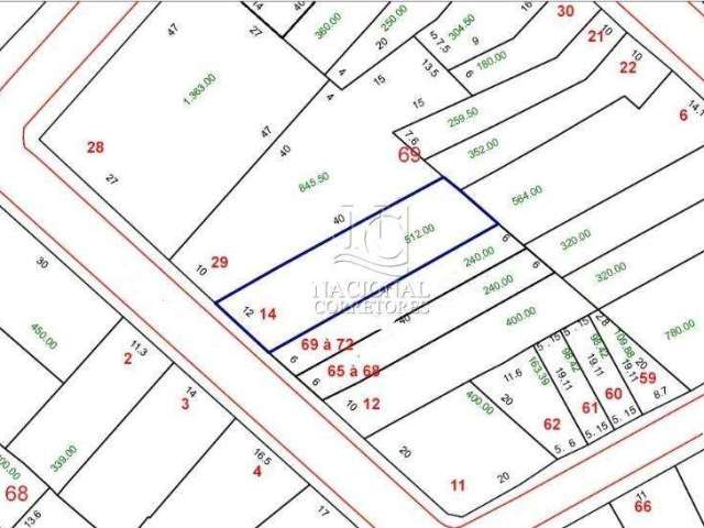 Terreno à venda, 512 m² por R$ 1.703.000,00 - Centro - Santo André/SP