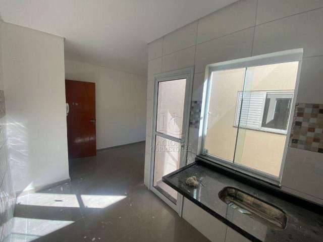 Apartamento com 2 dormitórios à venda, 43 m² por R$ 300.000,00 - Parque Erasmo Assunção - Santo André/SP