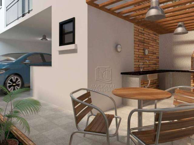 Sobrado com 2 dormitórios à venda, 93 m² por R$ 600.000,00 - Vila Assunção - Santo André/SP