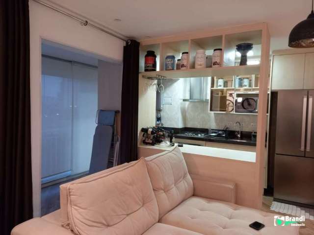 Excelente apartamento todo mobiliado com 01 dormitorio  e  01 vaga de garagem