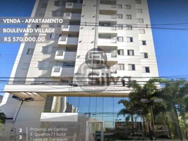 BOULEVARD VILLAGE - Apartamento à venda com 71m² - 3 quartos, 1 suíte, 1 vaga