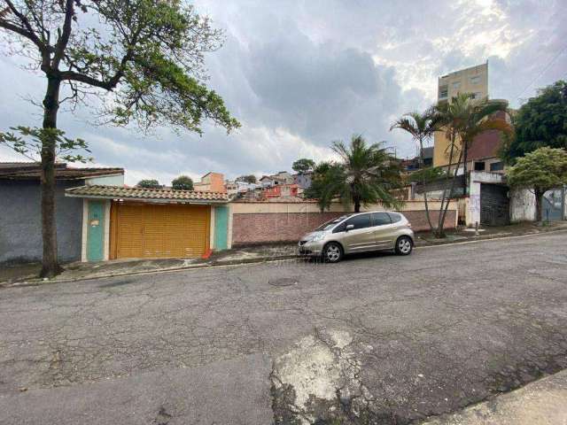 Terreno à venda, 293 m² por R$ 630.000,00 - Parque das Nações - Santo André/SP