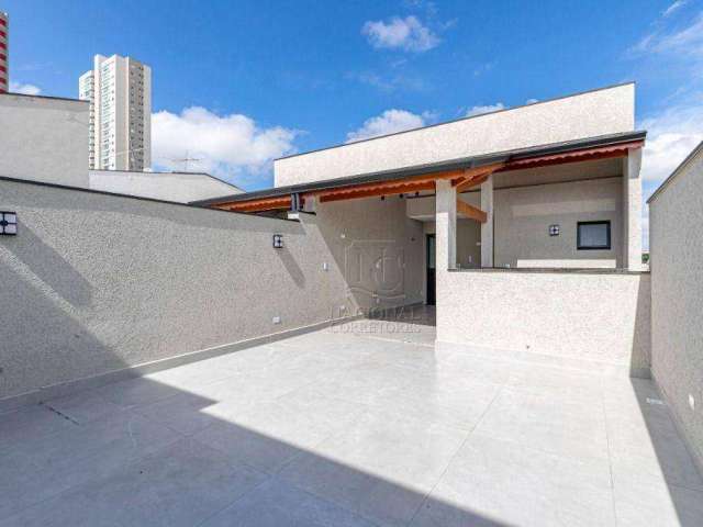 Cobertura com 2 dormitórios à venda, 98 m² por R$ 590.000,00 - Campestre - Santo André/SP