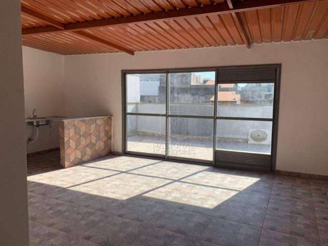 Cobertura com 3 dormitórios à venda, 76 m² por R$ 570.000,00 - Vila Camilópolis - Santo André/SP