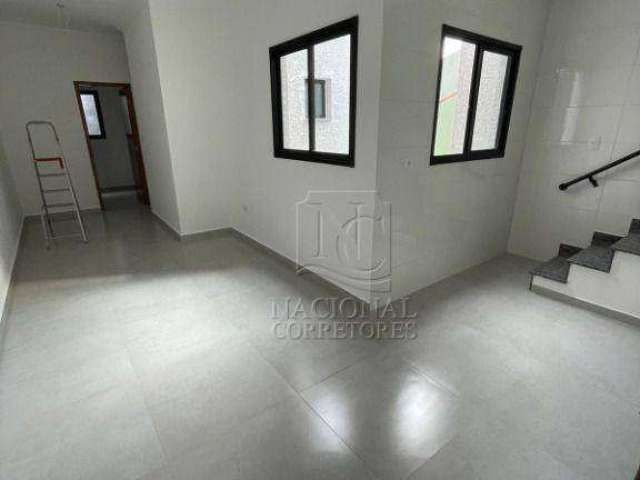 Cobertura com 2 dormitórios à venda, 90 m² por R$ 440.000,00 - Vila Camilópolis - Santo André/SP
