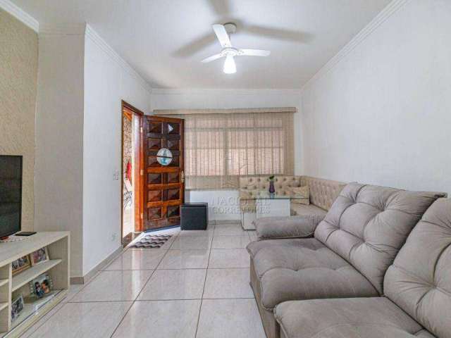 Casa com 3 dormitórios à venda,  com edicula, 2 vagas, 148 m² por R$ 680.000 - Jardim Santo Alberto - Santo André/SP