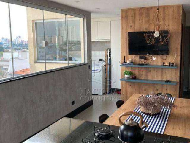 Cobertura com 2 dormitórios à venda, 80 m² por R$ 575.000,00 - Vila Scarpelli - Santo André/SP