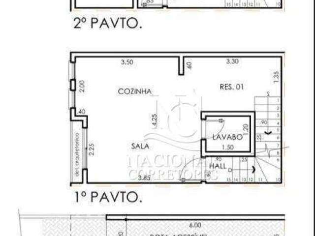 Sobrado com 2 dormitórios à venda, 91 m² por R$ 650.000,00 - Jardim Santo Antônio - Santo André/SP