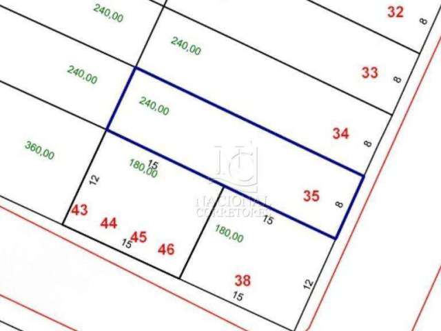 Terreno à venda, 240 m² por R$ 550.000,00 - Vila Camilópolis - Santo André/SP