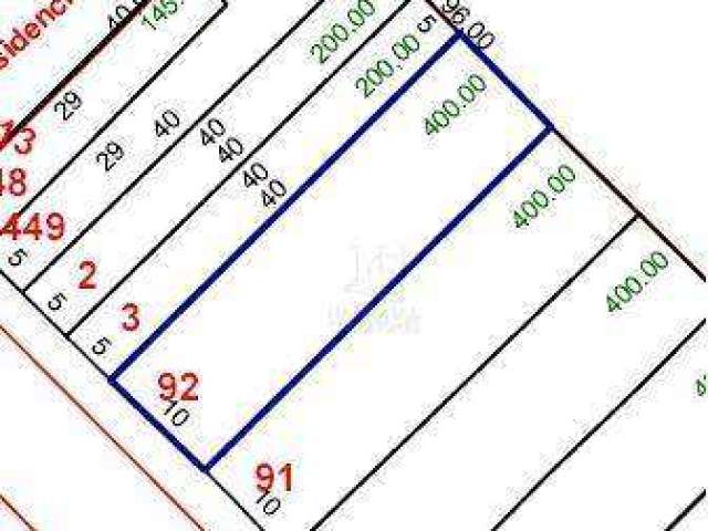 Terreno à venda, 400 m² por R$ 1.276.000,00 - Paraíso - Santo André/SP