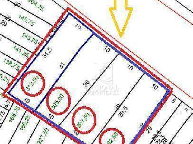 Terreno à venda, plano, 1207,50 m², sem edificação,  por R$ 2.700.000 - Parque Oratório - Santo André/SP