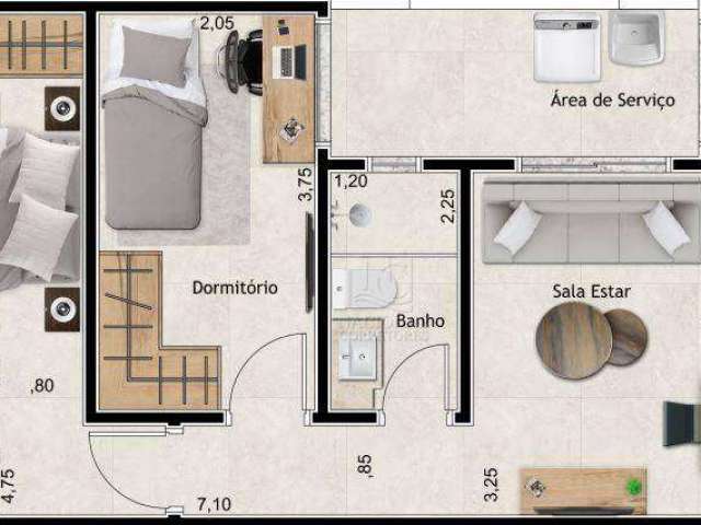 Apartamento com 2 dormitórios à venda, 50 m² por R$ 500.000,00 - Centro - Santo André/SP