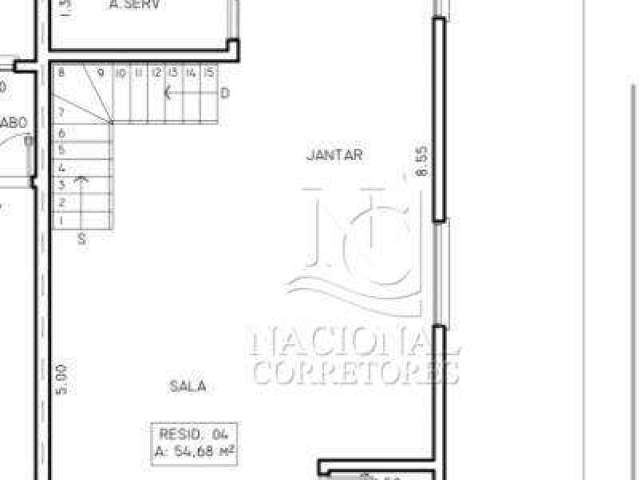 Sobrado com 3 dormitórios à venda, 197 m² por R$ 1.060.000,00 - Centro - Santo André/SP