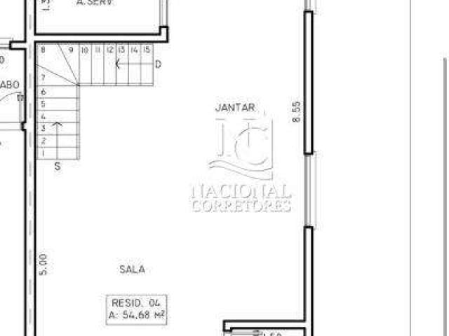 Apartamento com 2 dormitórios à venda, 41 m² por R$ 280.000,00 - Vila Tibiriçá - Santo André/SP