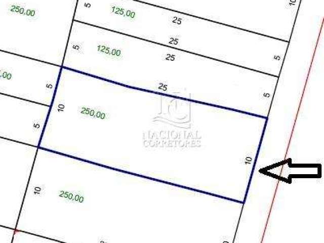 Terreno à venda, 250 m² por R$ 415.000,00 - Parque Capuava - Santo André/SP