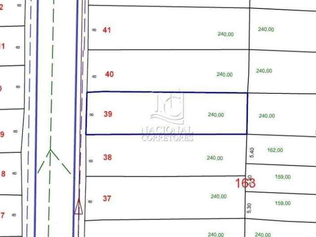 Terreno à venda, 240 m² por R$ 415.000,00 - Parque Oratório - Santo André/SP