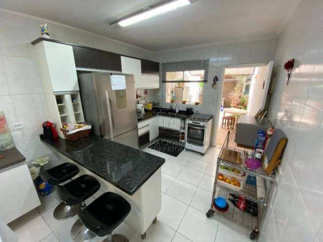 Sobrado com 3 dormitórios à venda, 110 m² por R$ 575.000,00 - Vila Linda - Santo André/SP