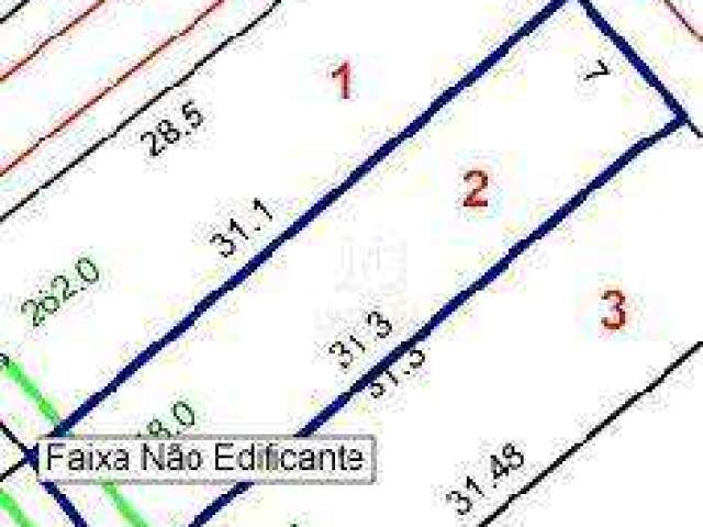 Terreno à venda, 217 m² por R$ 430.000,00 - Parque das Nações - Santo André/SP