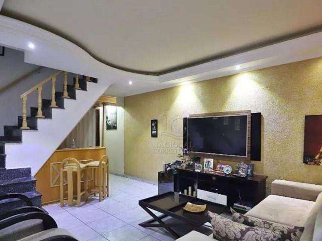 Sobrado com 4 dormitórios à venda, 192 m² por R$ 800.000,00 - Vila Camilópolis - Santo André/SP
