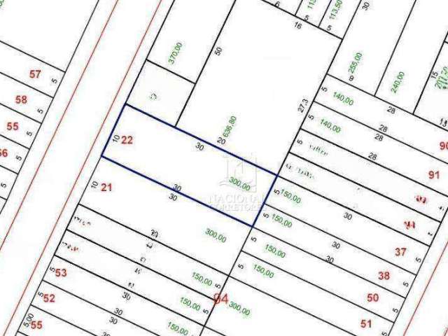 Terreno à venda, 300 m² por R$ 610.000,00 - Vila Camilópolis - Santo André/SP