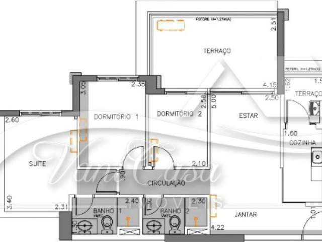 Apartamento com 3 quartos à venda na Rua do Lago, 237, Vila Nair, São Paulo, 75 m2 por R$ 865.000