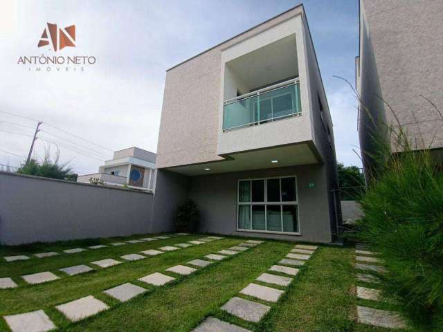 Casa em condomínio fechado com 3 dormitórios à venda, 105 m² por R$ 584.000 - Eusébio - Eusébio/CE