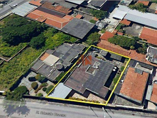 Casa com 3 dormitórios, 500 m² - venda por R$ 1.700.000,00 ou aluguel por R$ 5.000,00/mês - São João Do Tauape - Fortaleza/CE