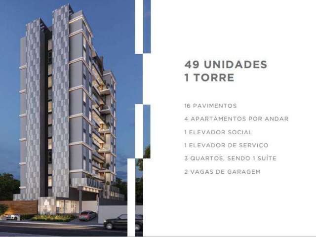 Apartamento para Venda em São José dos Pinhais, Centro, 3 dormitórios, 1 suíte, 1 banheiro, 2 vagas