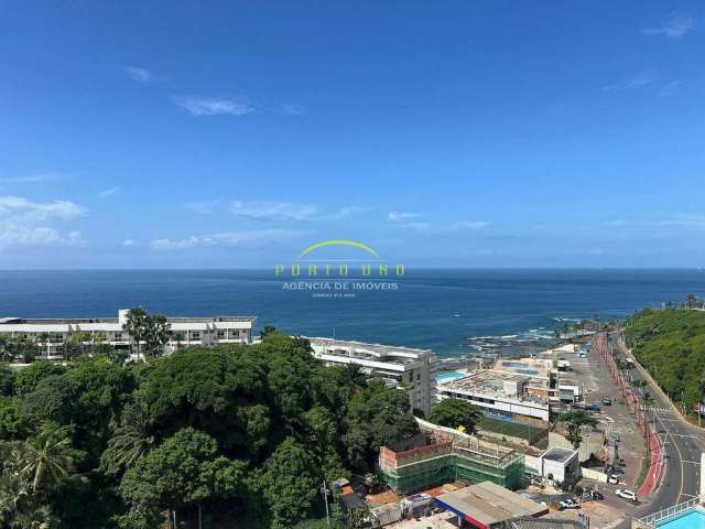 Apartamento 4 suítes à venda, 198 m2, linda vista mar, prédio padrão luxo!!! Morro do Gato, Barra,