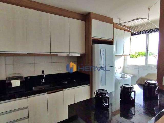 Apartamento com 2 quartos semi-mobiliádo para alugar, 54 m² por R$ 1.800/mês - Jardim Alvorada - Maringá/PR