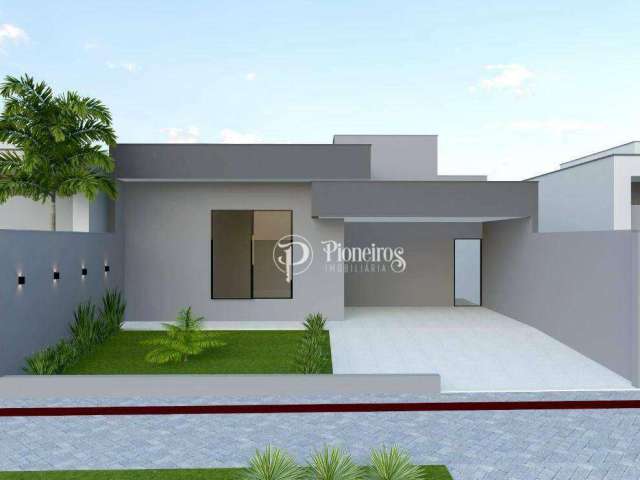 Casa com 2 dormitórios à venda, 150 m² por R$ 470.000,00 - Residencial Abussafe - Londrina/PR