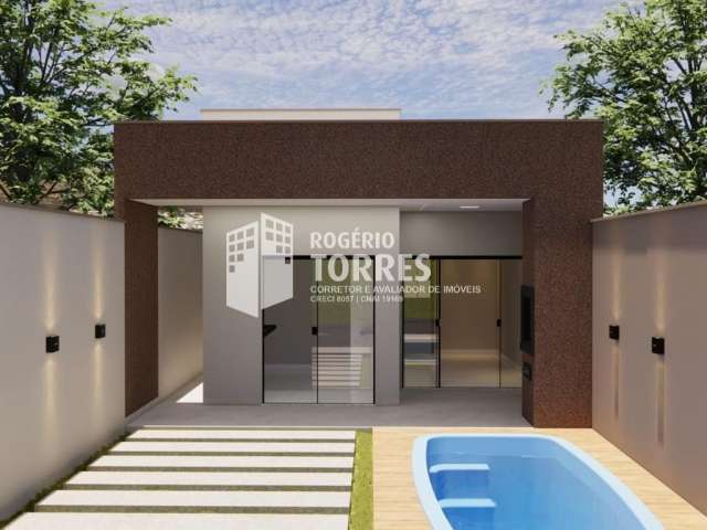 Casas Térreas a venda de 2/4, 1 suíte com piscina e garagem em AREMBEPE