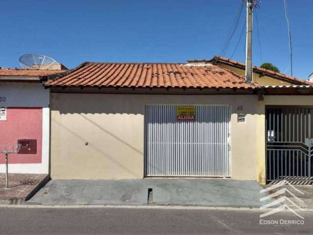 Casa com 2 dormitórios para alugar, 60 m² por R$ 919,02/mês - Mantiqueira - Pindamonhangaba/SP