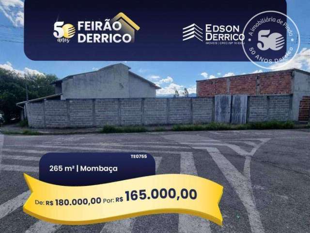 Terreno à venda, 264 m² por R$ 180.000,00 - Mombaça - Pindamonhangaba/SP