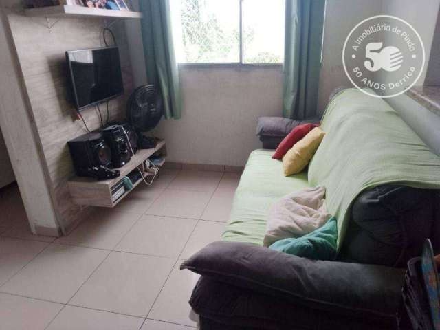 Apartamento com 2 dormitórios à venda, 47 m² por R$ 160.000 - Crispim - Pindamonhangaba/SP