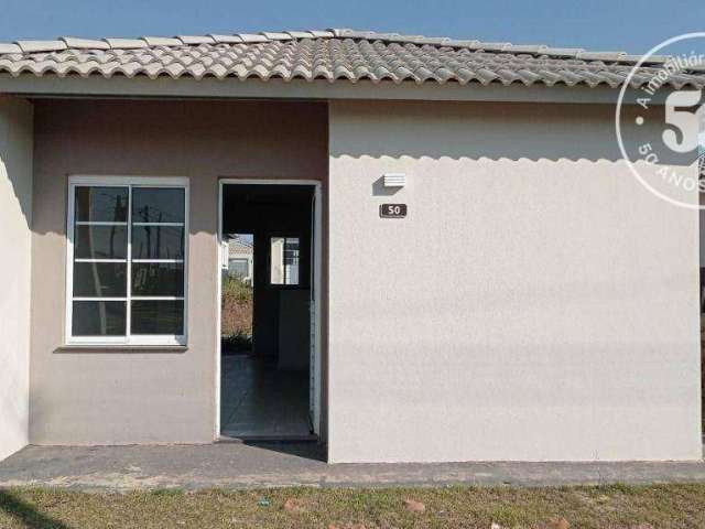 Casa com 2 dormitórios para alugar, 43 m² por R$ 831,18/mês - Feital - Pindamonhangaba/SP