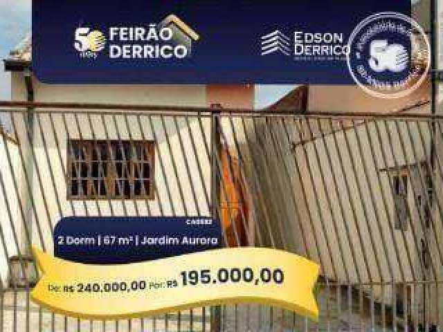 Casa com 2 dormitórios à venda, 67 m² por R$ 240.000,00 - Residencial Jardim Aurora - Pindamonhangaba/SP