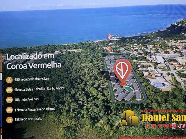 Apartamento com 1 quarto à venda na Bairro coroa vermelha, 8789, Coroa Vermelha, Santa Cruz Cabrália, 28 m2 por R$ 233.990