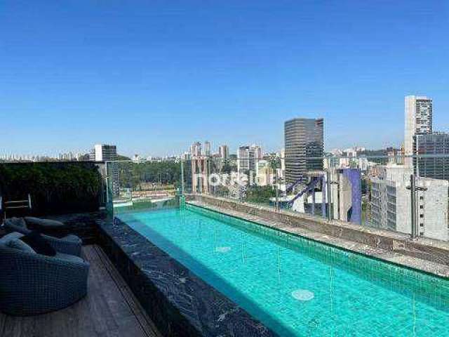 Flat com 1 dormitório à venda, 45 m² por R$ 690.000,00 - Pinheiros - São Paulo/SP