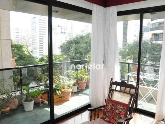 Apartamento com 4 dormitórios para alugar, 195 m² por R$ 14.000,00/mês - Higienópolis - São Paulo/SP