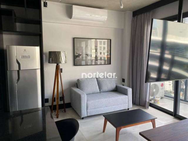 Apartamento mobiliado com 1 quarto, 42 m² - venda por R$ 1.400.000 ou aluguel por R$ 8.000/mês - Vila Olímpia - São Paulo/SP