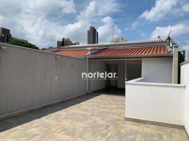 cobertura a venda 120m² 2 dormitorio 2 vaga no campestre santo André