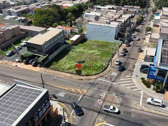 Terreno Comercial de Esquina à venda, 1084 m² - Jardim Botânico - Ribeirão Preto/SP